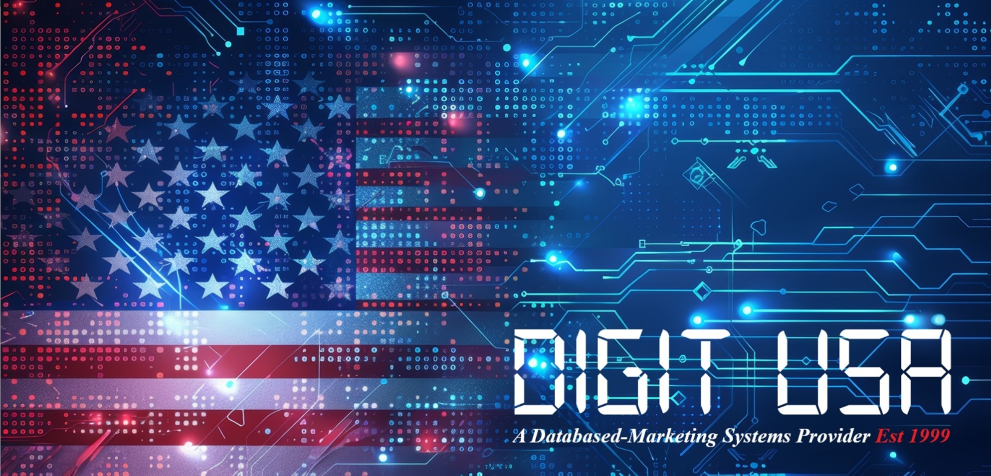 DigitUSA legacy banner showing an American flag with digital circuits